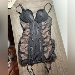 Victoria’s Secret Corset in sexy black lace